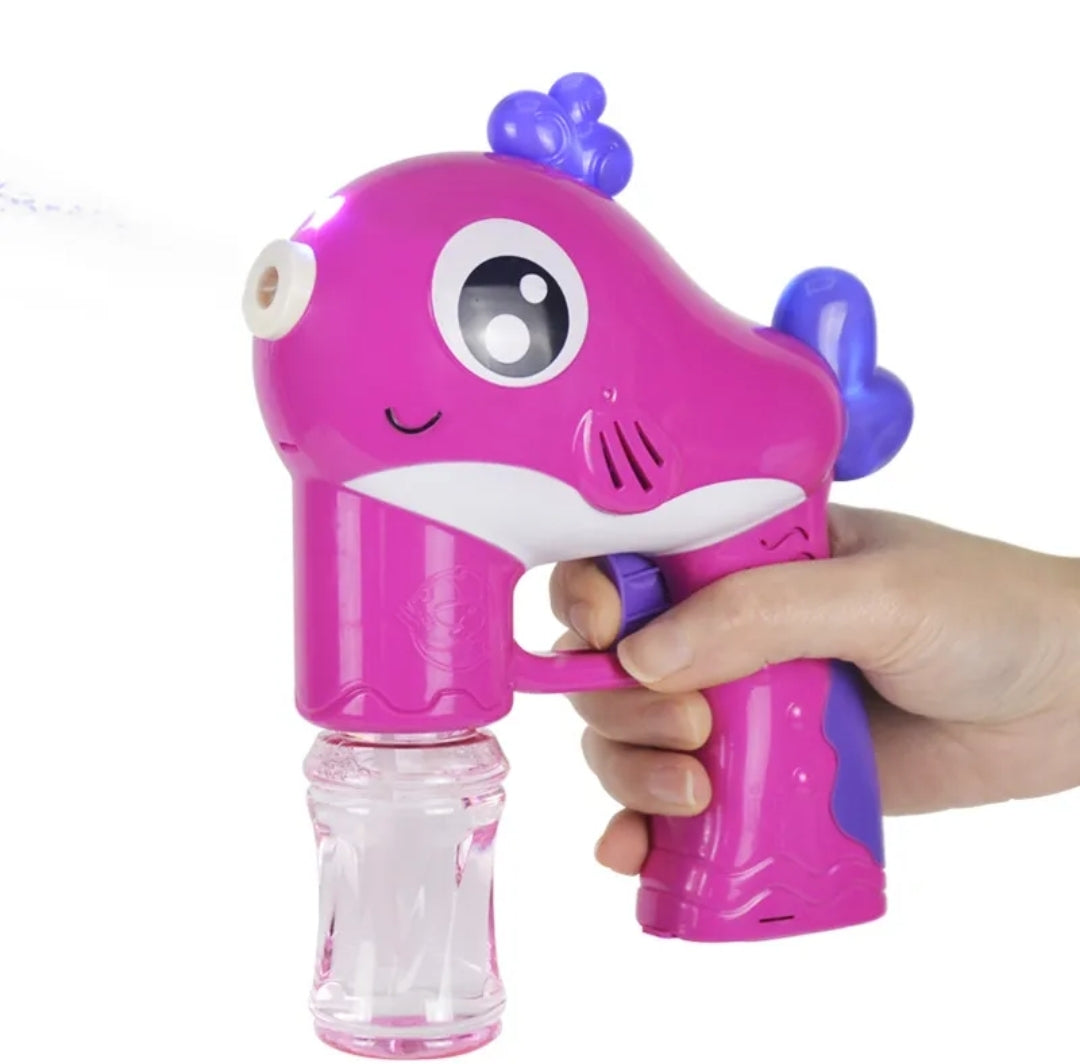 Electric Bubble Gun with 2 Bottles Bubble Solution, Favours, Summer Toy