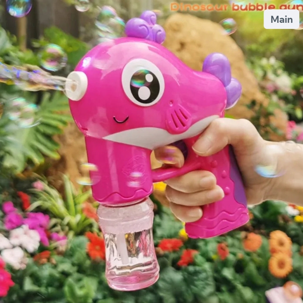 Electric Bubble Gun with 2 Bottles Bubble Solution, Favours, Summer Toy