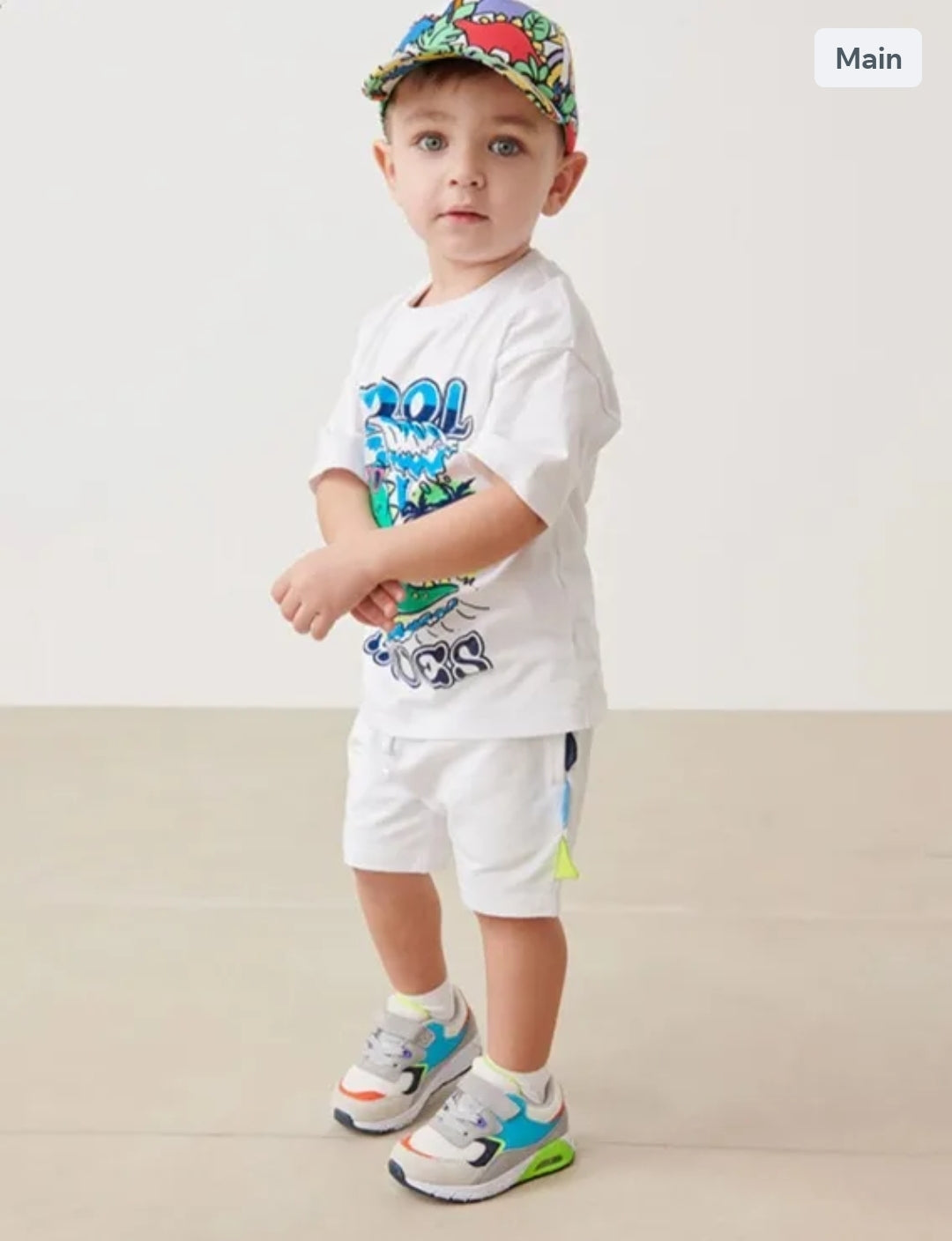Boys Cotton Dinosaur – Soft Summer Outfit (5-6Y)
