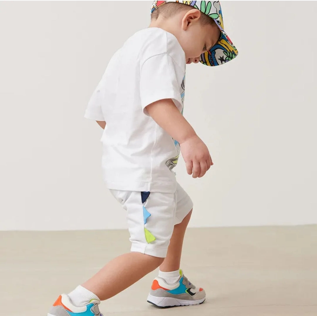 .Dinosaur Cotton Set. For 2-7y boy. 2pcs set
