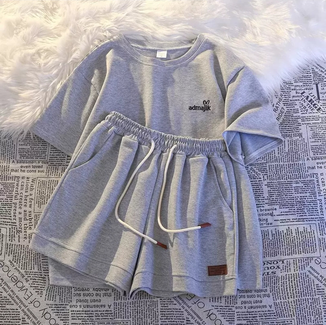 Comfortable Women's Set Tshit&Short Outfit Size M-XL