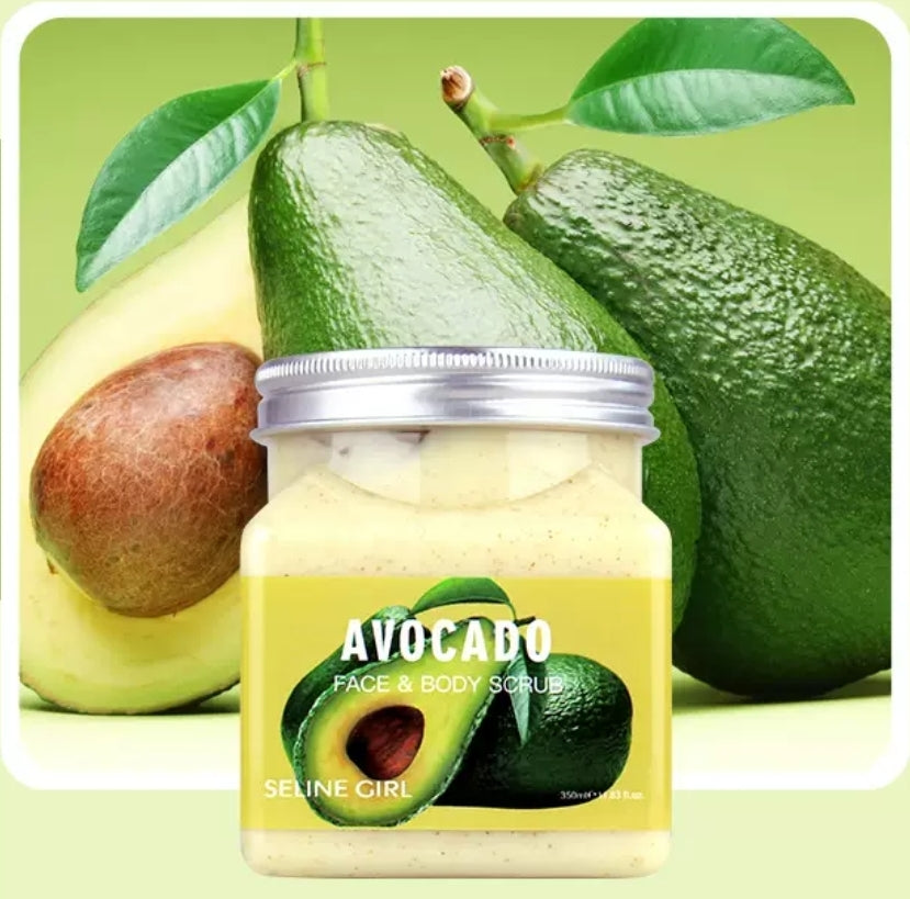 Natural Scrab Fruity Mango Peach Avocado Remove the Keratinization 5 different Flavors