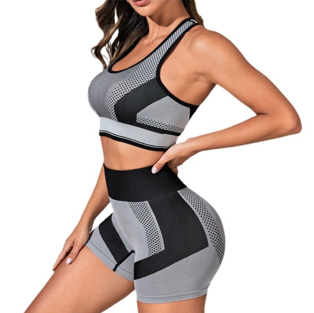 Women Sport Wear Bra & Short Workout Set