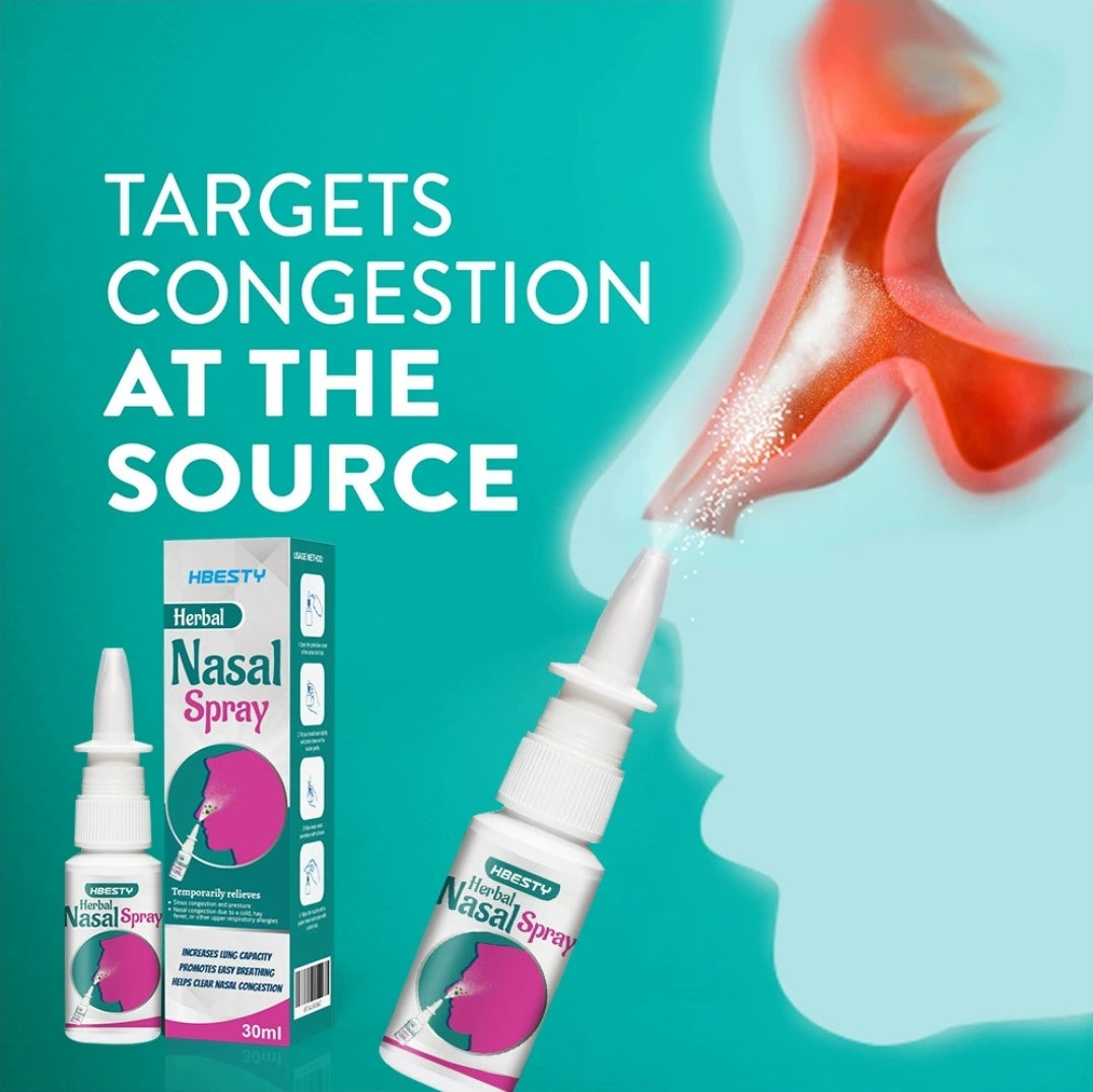 Nasopharyngeal Care Spray Herb Sterilization Nasal Congestion Sneezing and Runny Nose