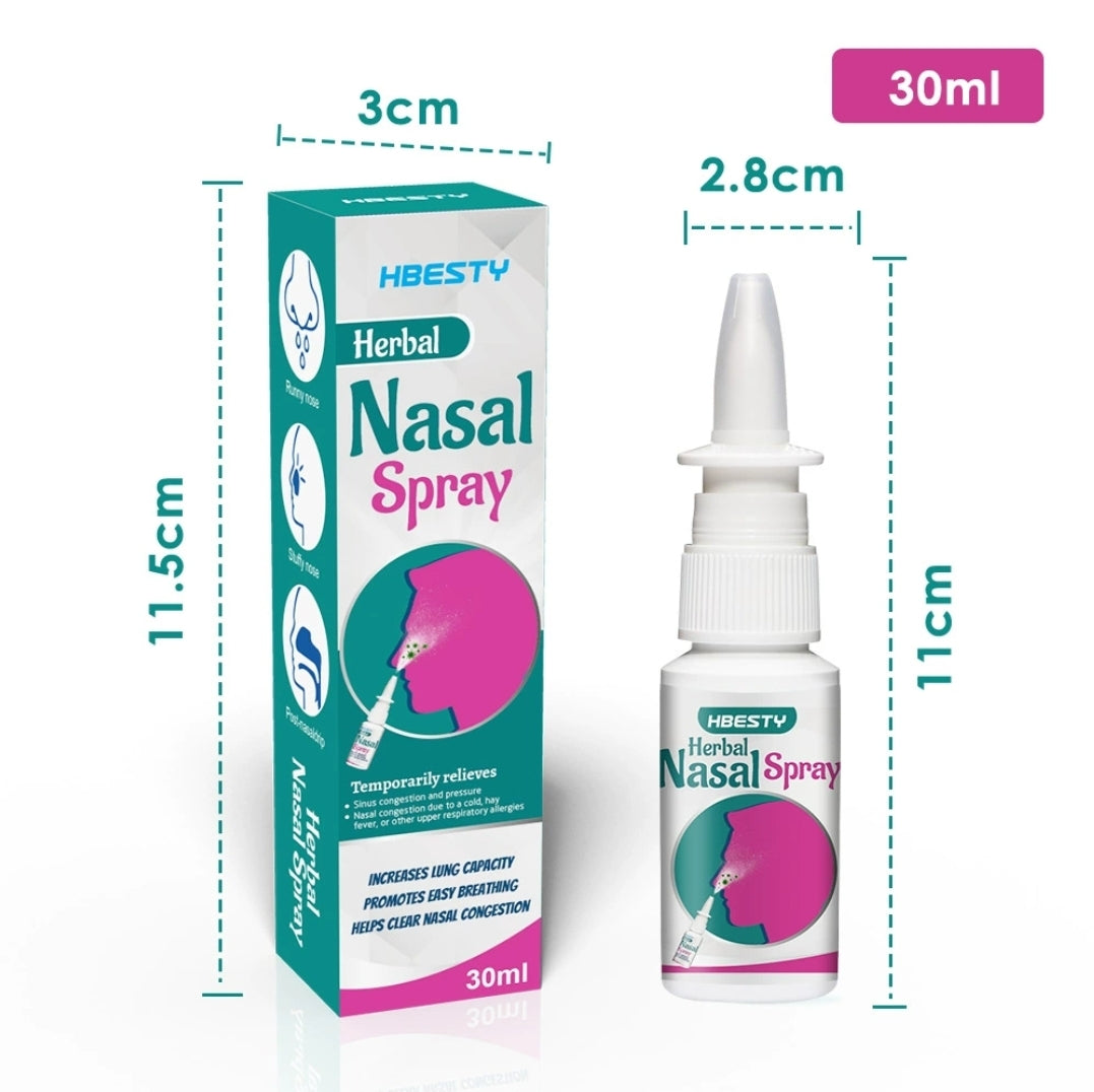 Nasopharyngeal Care Spray Herb Sterilization Nasal Congestion Sneezing and Runny Nose