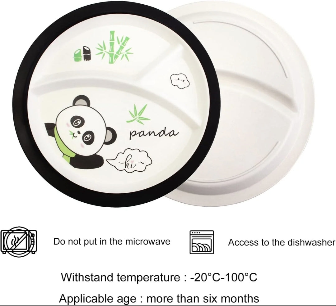 Baby Feeding Set 5Pcs Bamboo Fiber Kid Set