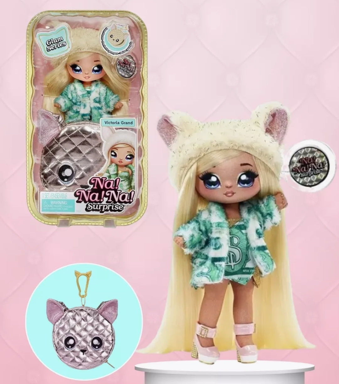 Na! Na! Na! Surprise Glam Series Victoria Grand Fashion Doll & Cute Bag