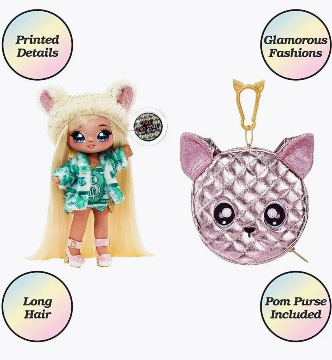 Na! Na! Na! Surprise Glam Series Victoria Grand Fashion Doll & Cute Bag