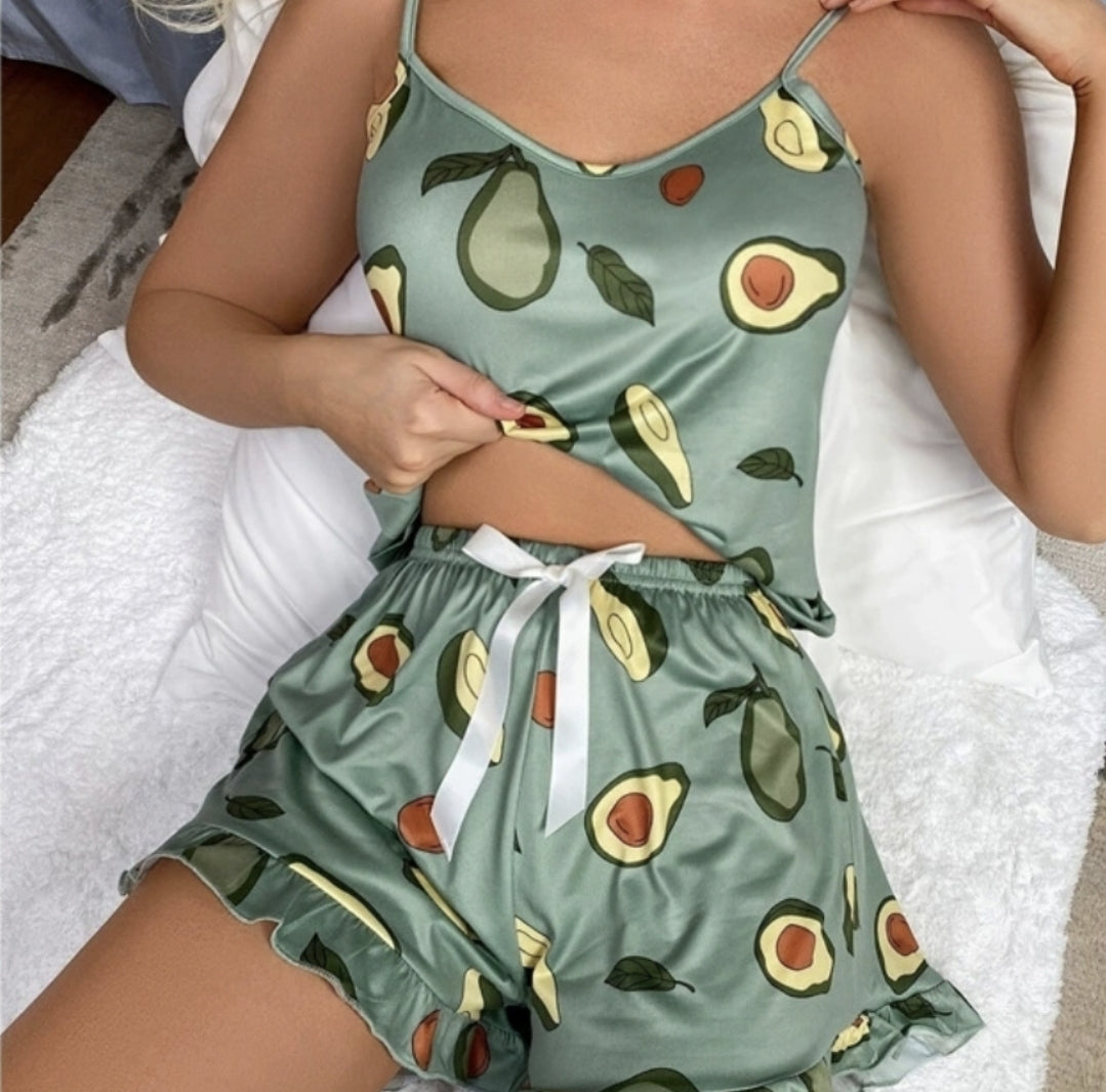 Women Avocado Pijamas