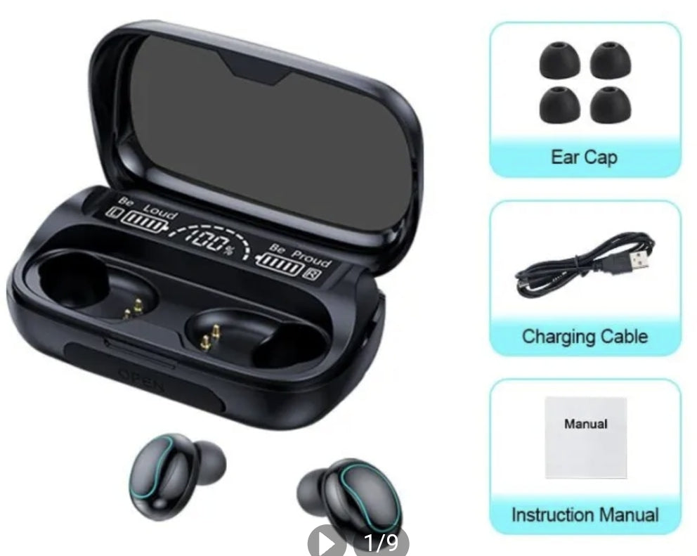 G36 TWS Wireless Earphones Waterproof Bluetooth V5.3 Earphones WiFi Stereo Earphones