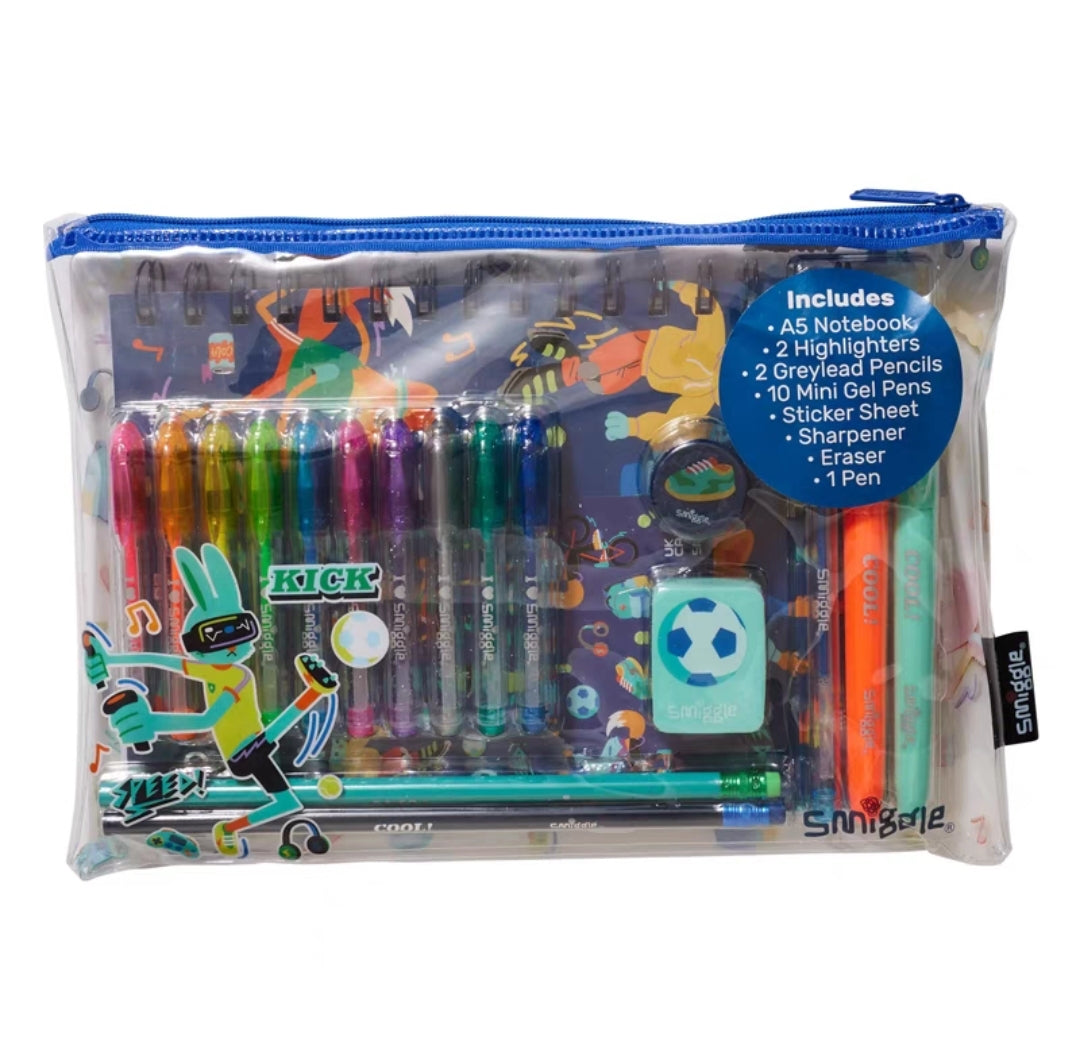 SMIGGLE Stationery Kit A5 Football Design
