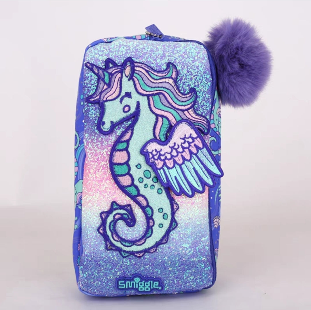Smiggle Pencil Case | Seahorse
