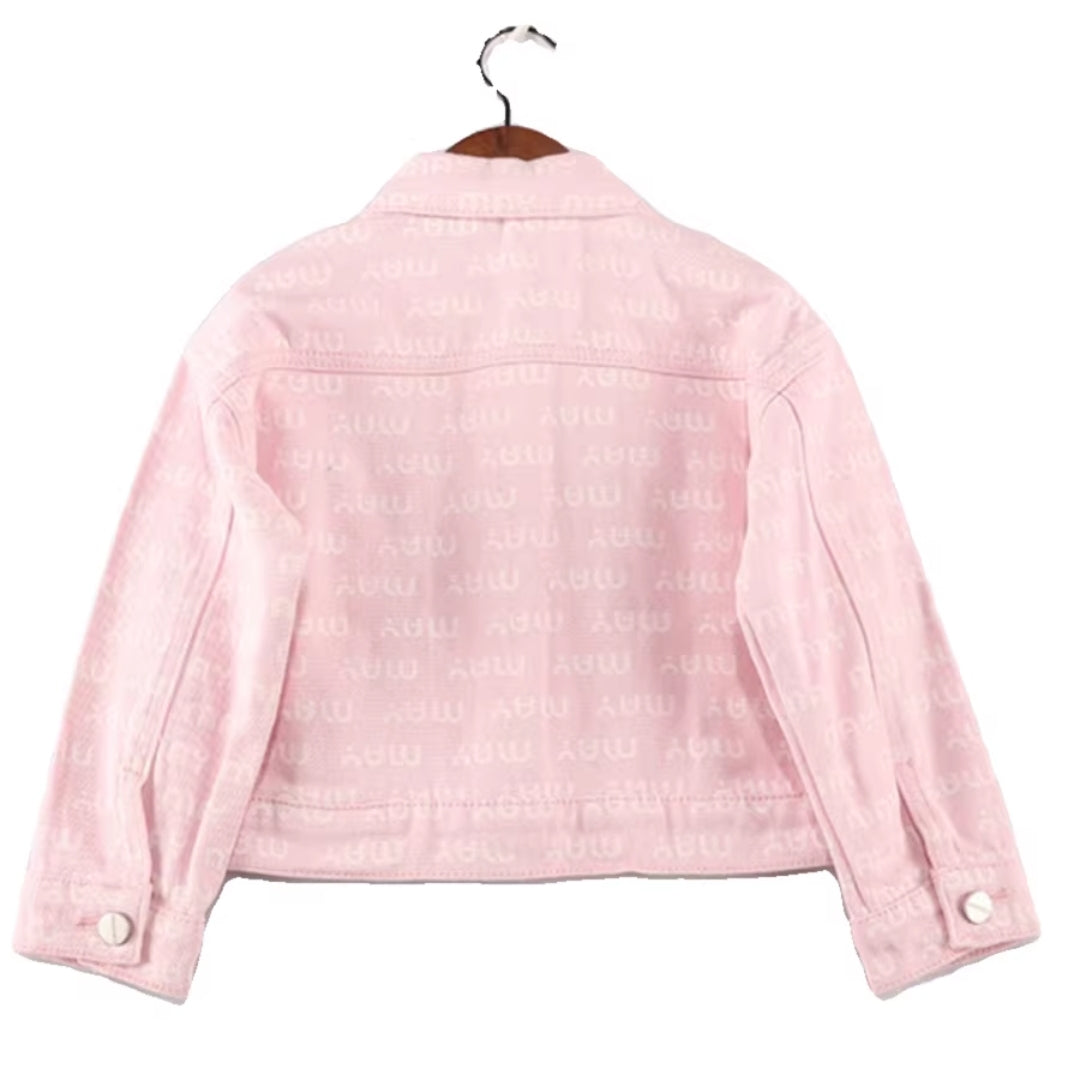 Pink Jacket For Girls Size 7-8y