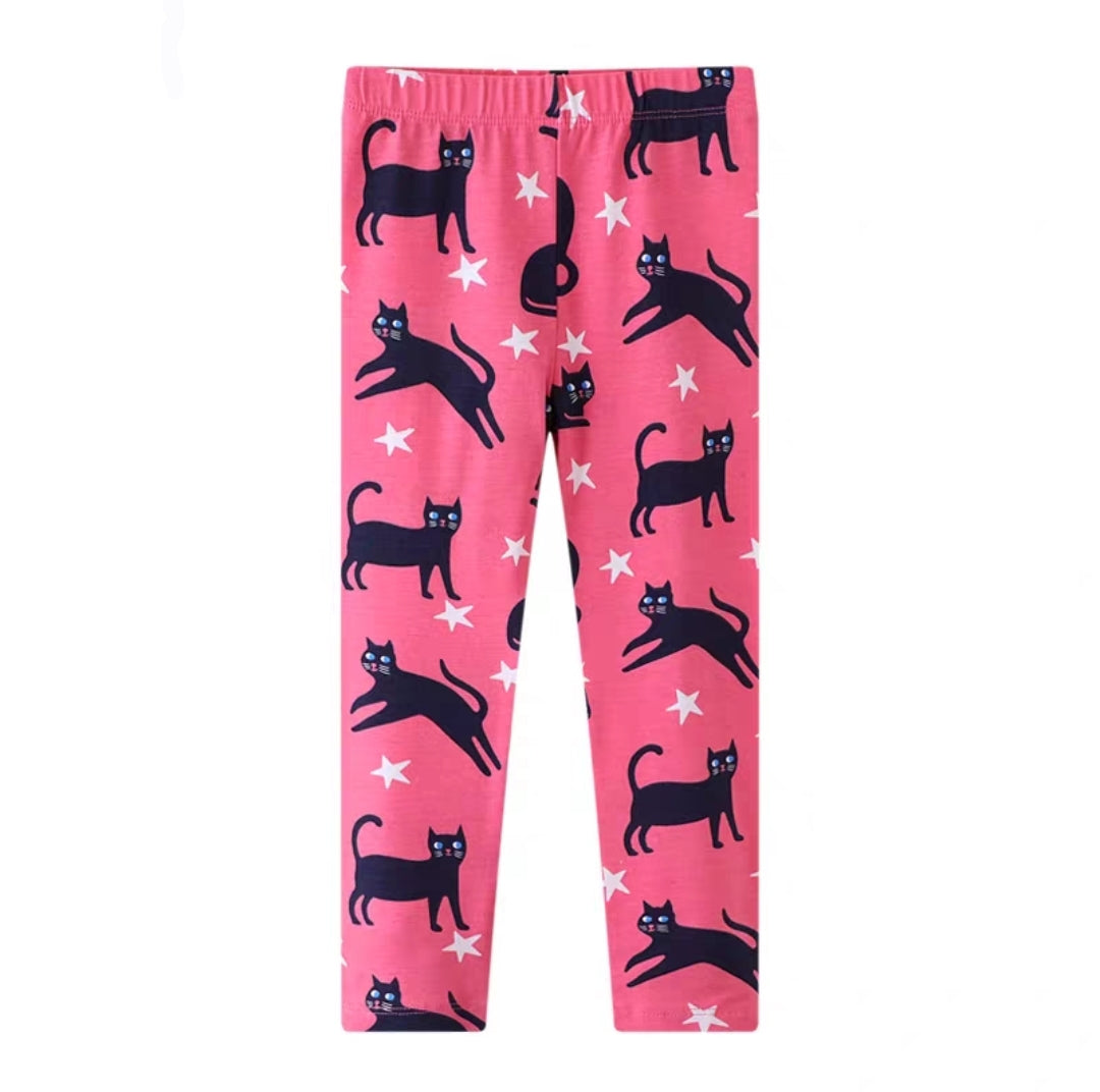 Leggings for Kids Girls, Casual Clothes Girls Stretch Pant Cotton 100% Size 3y