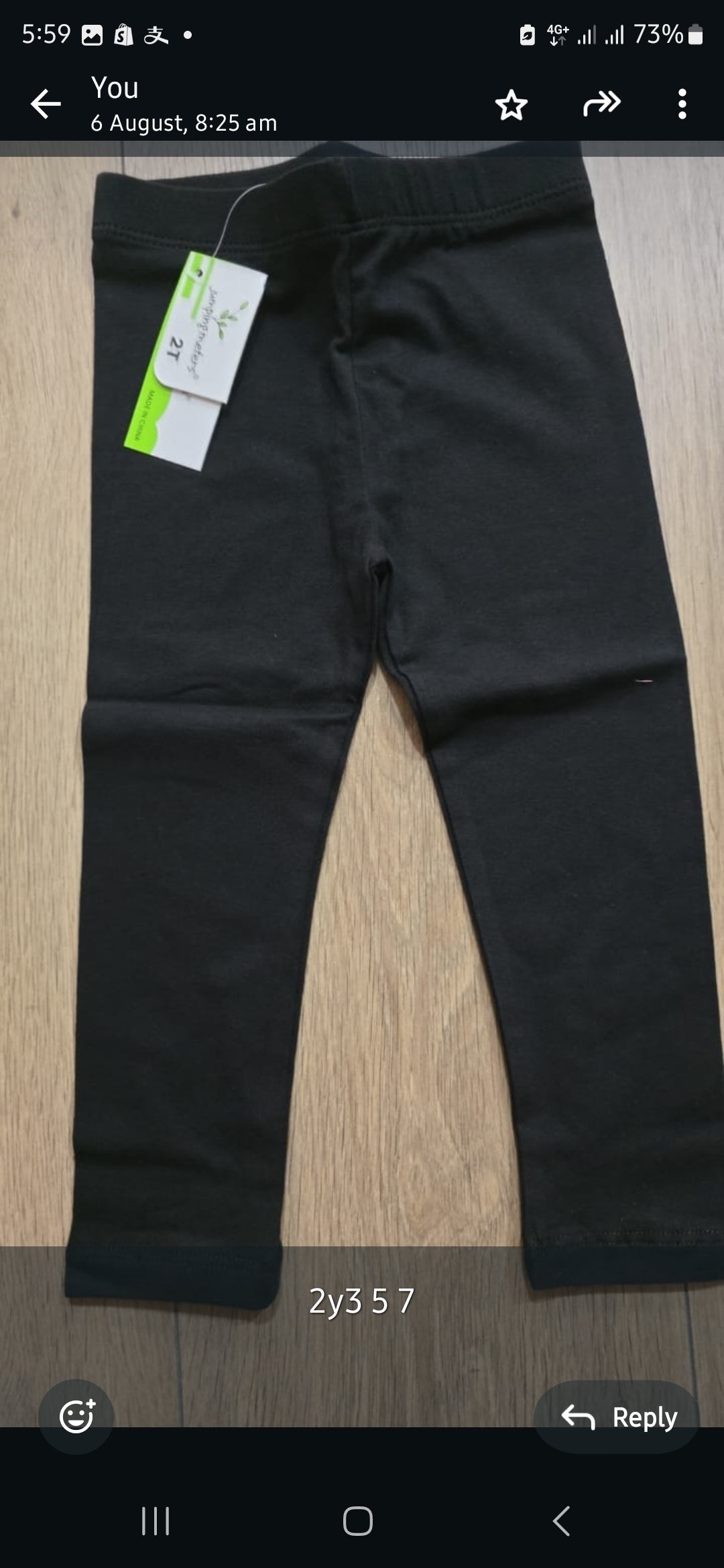 Leggings for Kids Girls, Casual Clothes Girls Stretch Pant Cotton 100% Size 2-7y