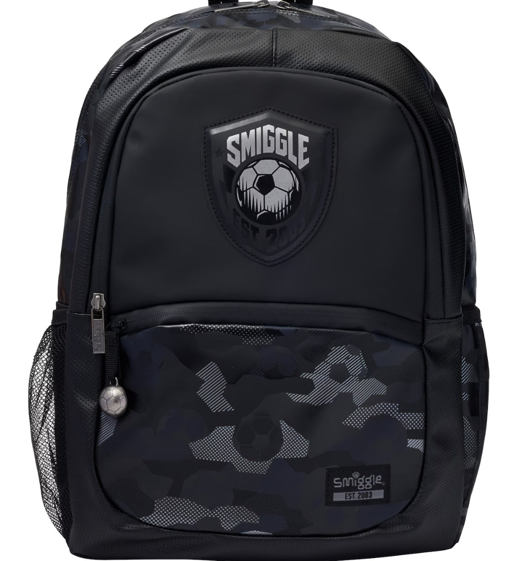 Smiggle Backpack Football Design