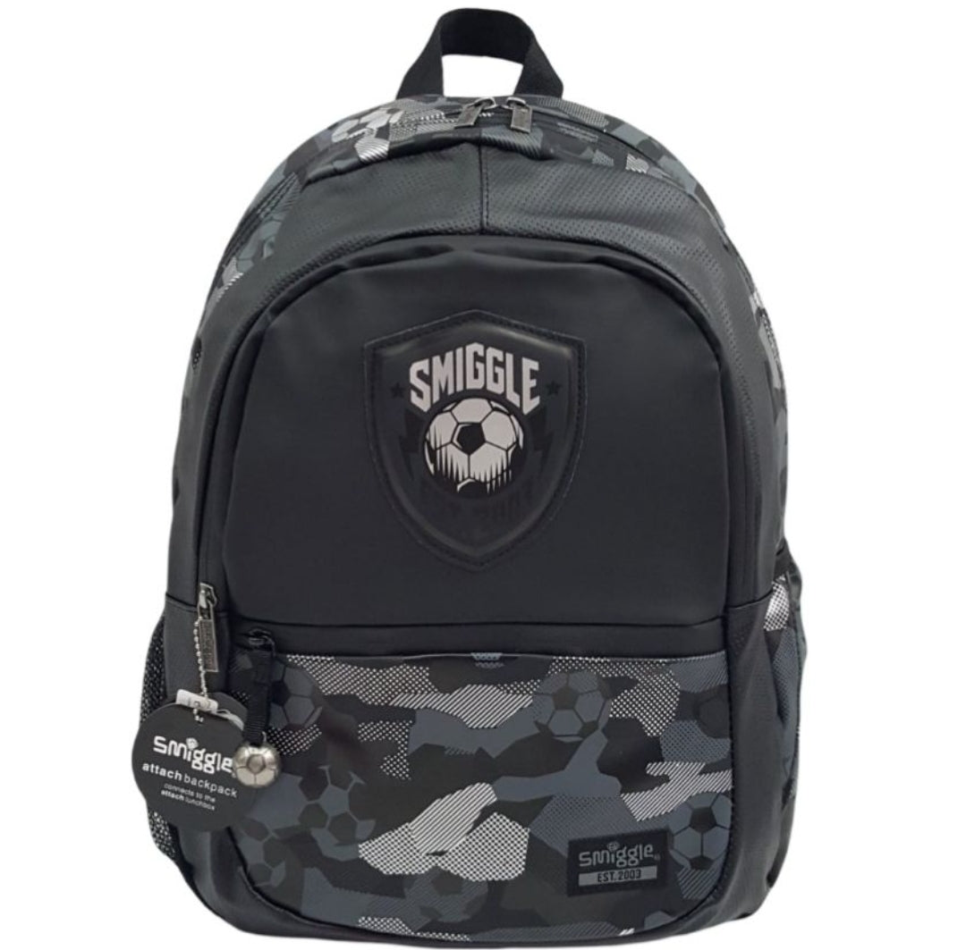 Smiggle Backpack Football Design