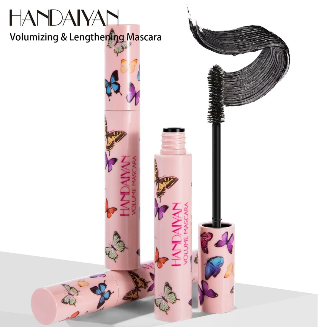 Ultra-Black Volumizing Mascara for Long-Lasting Waterproof Lashes