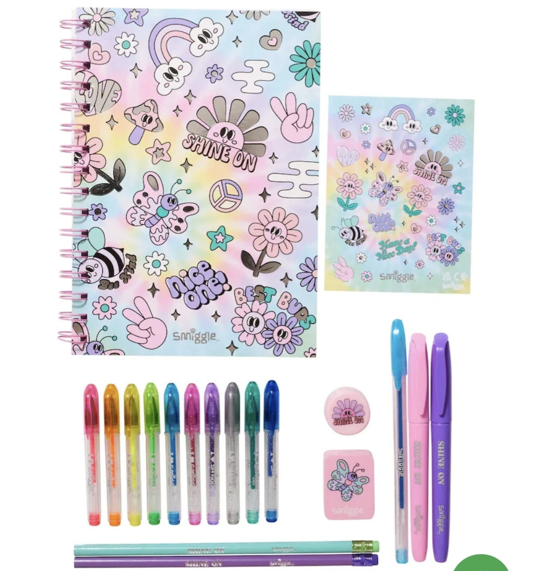 Smiggle Smiggle Pink Light Icons Essentials A5 Stationery Gift Pack Kit
