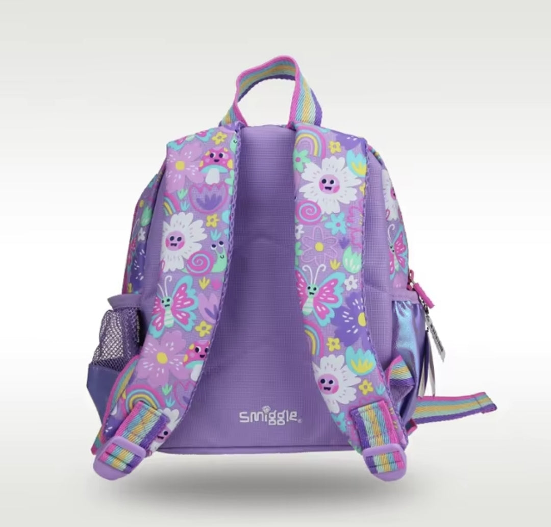 Smiggle Small Backpack Butterfly Design 26cm