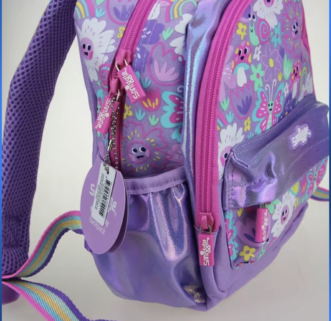 Smiggle Small Backpack Butterfly Design 26cm