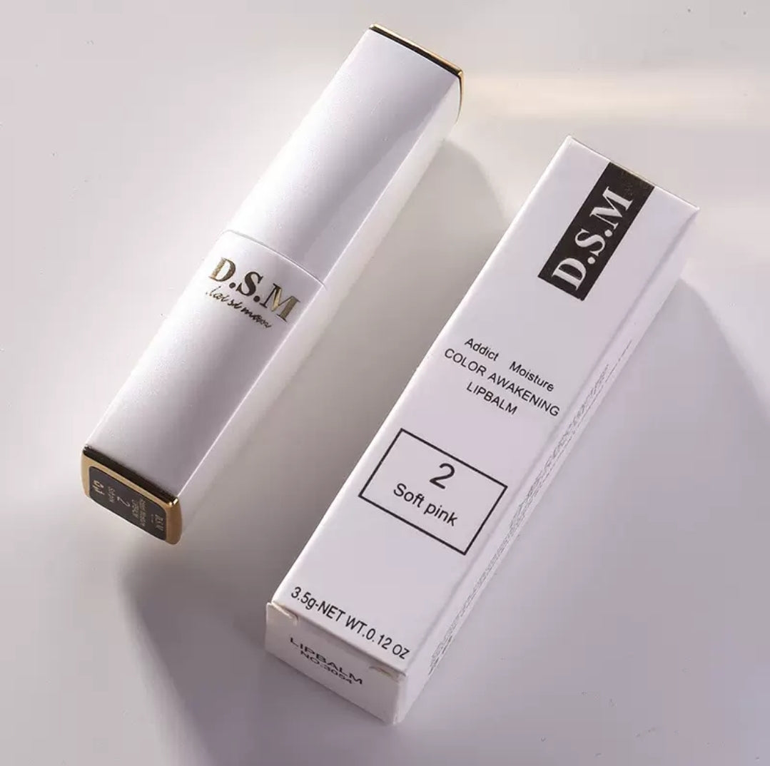 Moisture Color Awakening Lip Balm, Soft Pink/White