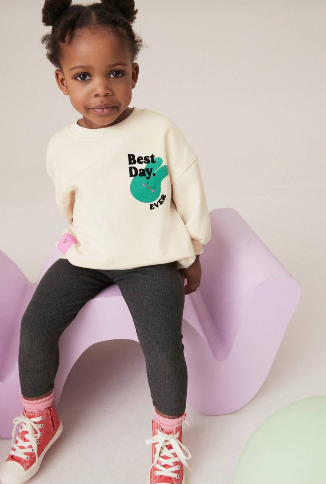 Girls’ Best Day Cotton Outfit Set | 2–3Y