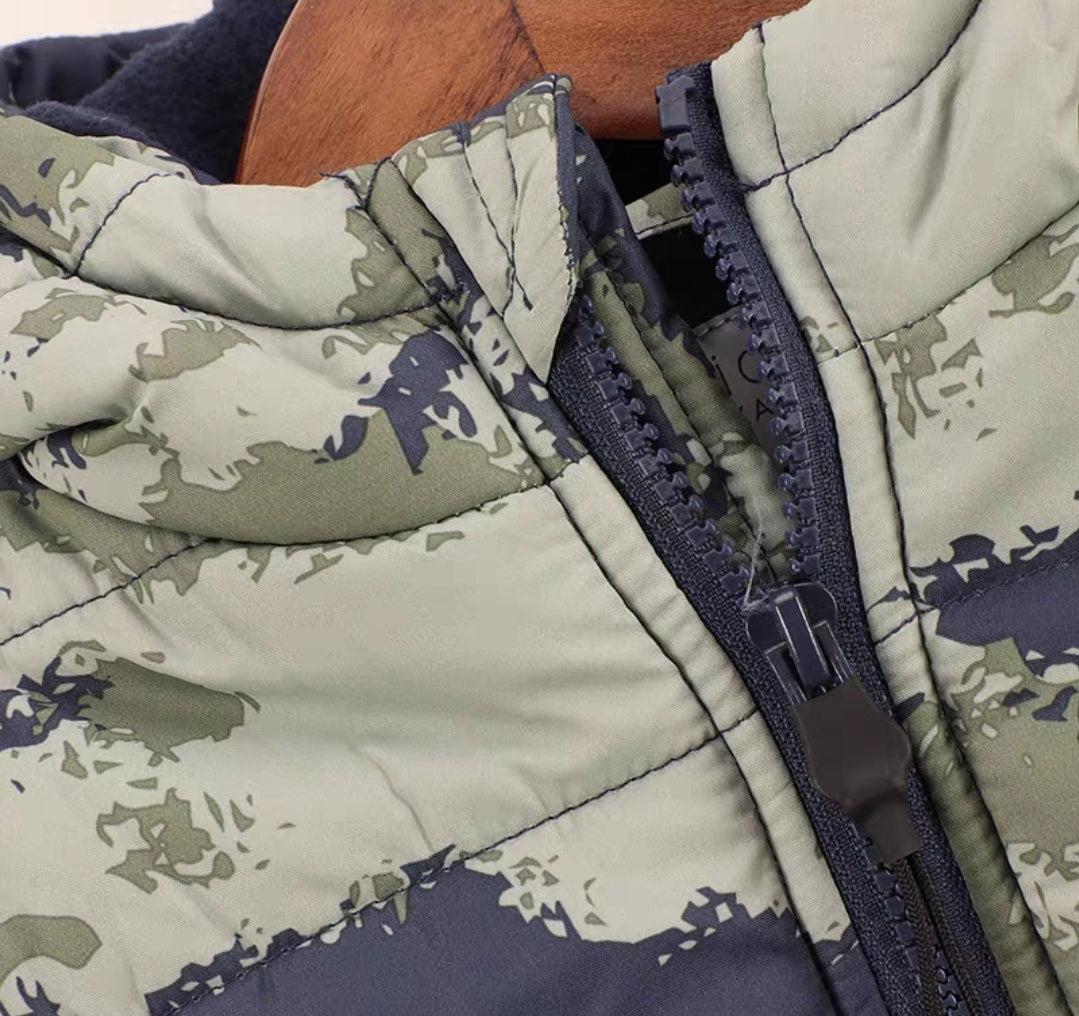 Warm Army Jacket for Boys Size 11-12y