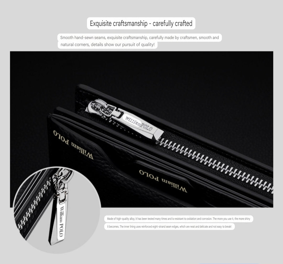 UNISEX Genuine Leather Wallet HIGH Quality With Gift Box