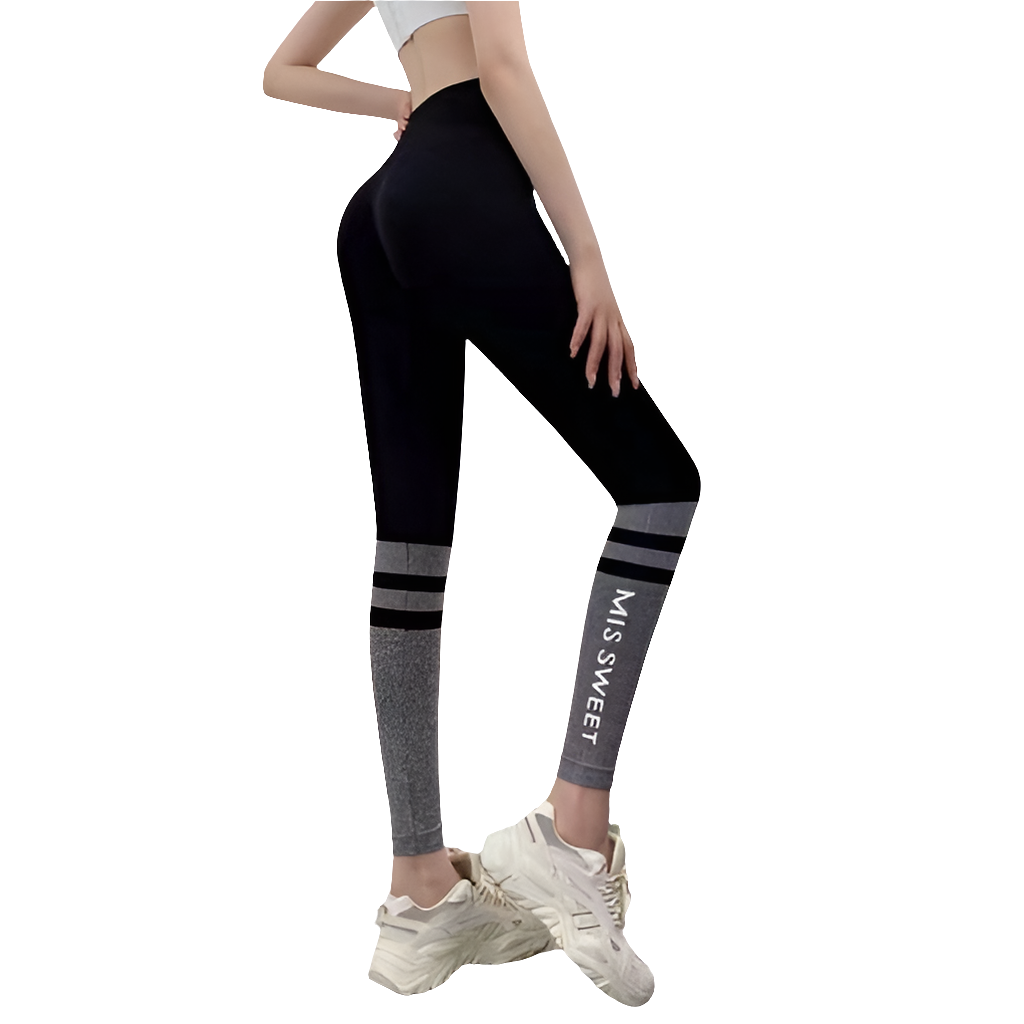 Legging High Waist Push Up Yoga Gym Wear Workout For Women Size S-M