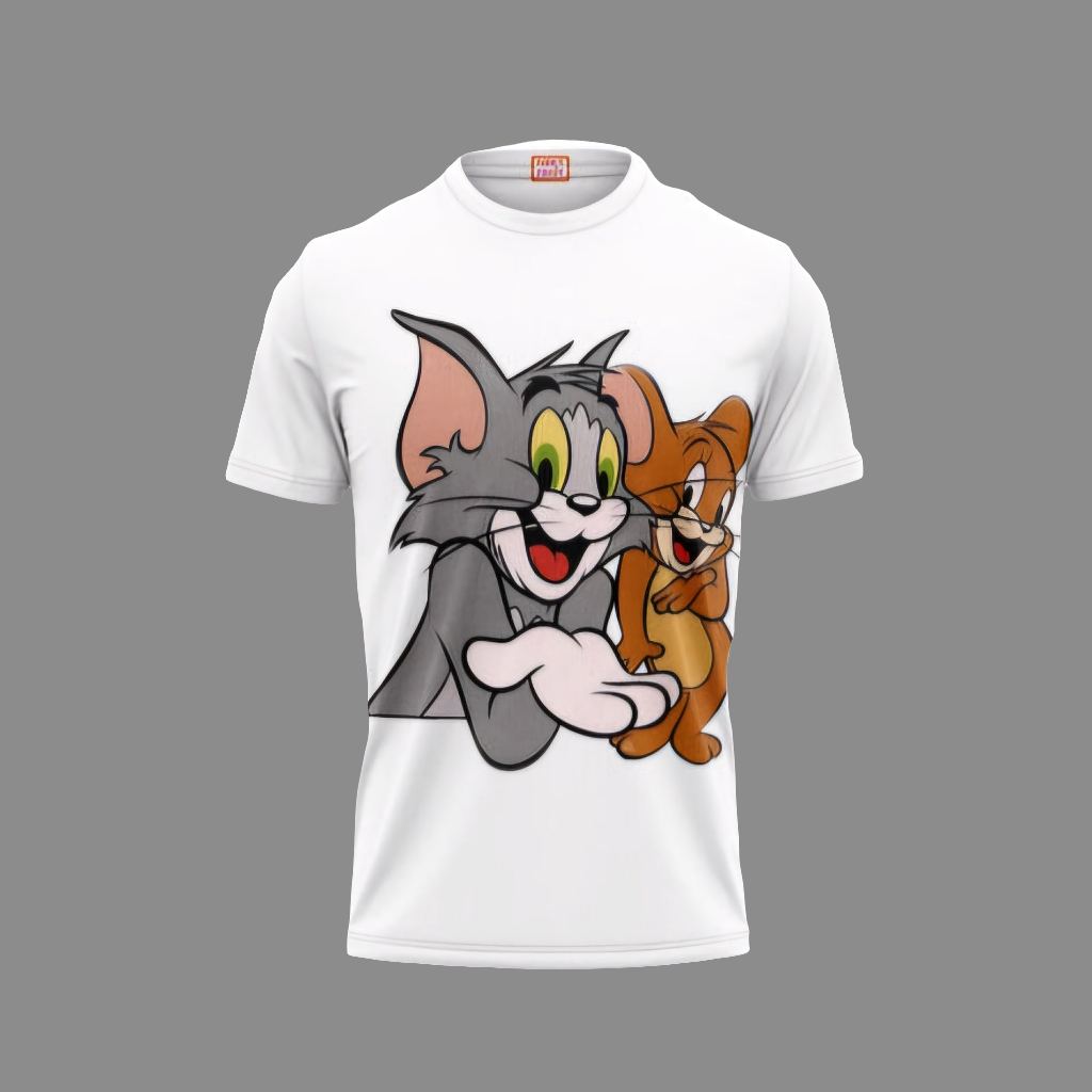 Tshirt For Women Tom&Jerry Design Oversized Size S