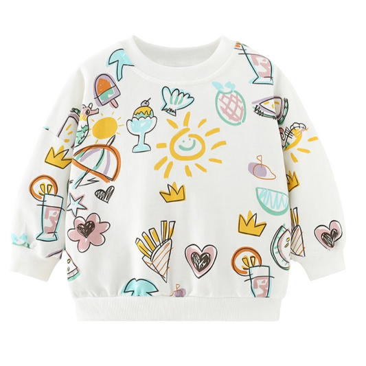 Cotton Sweater Long Sleeve Size 2-8y