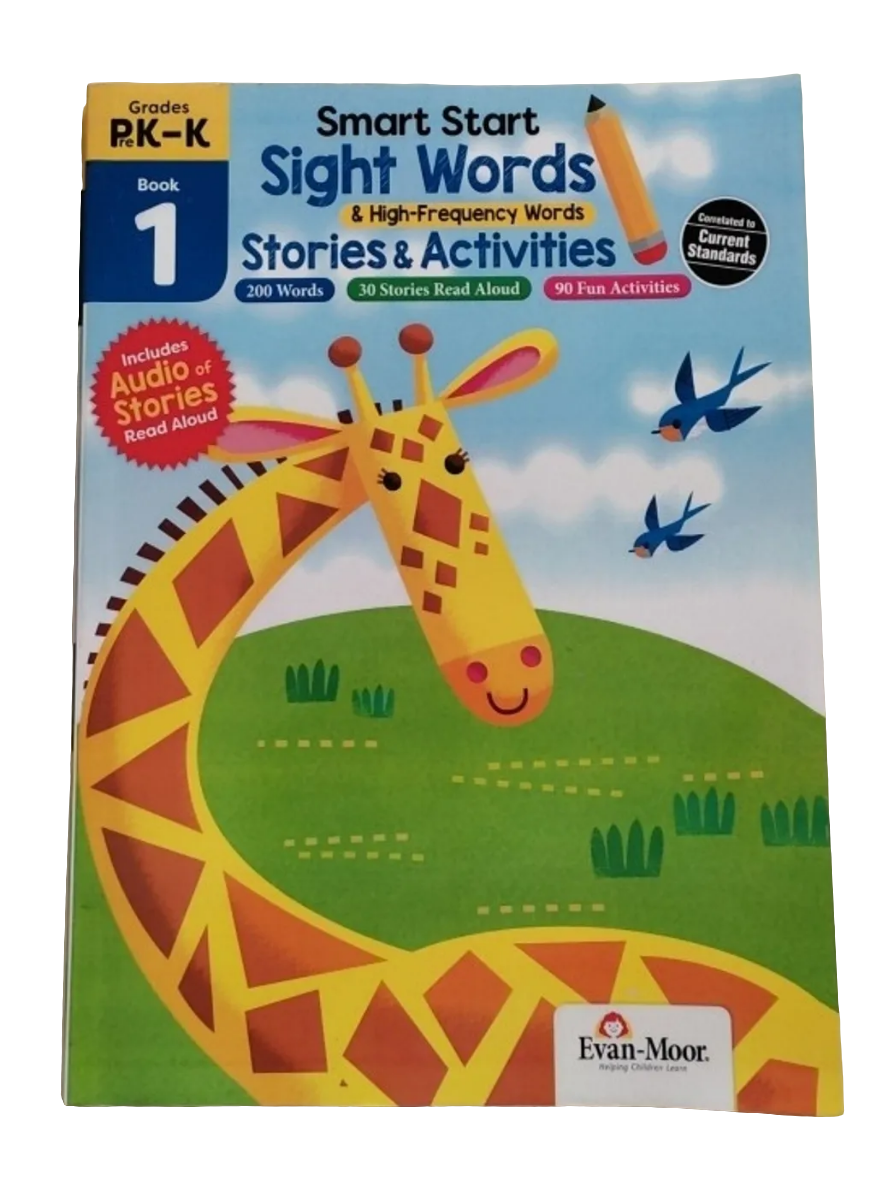 Smart Start-Sight Words&High Frequency Words Evan-Moor Grades pk-Gr2