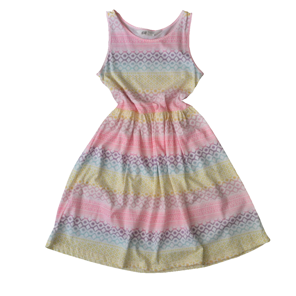 Cotton Girl Dress Brand:H&M Size 8-10y
