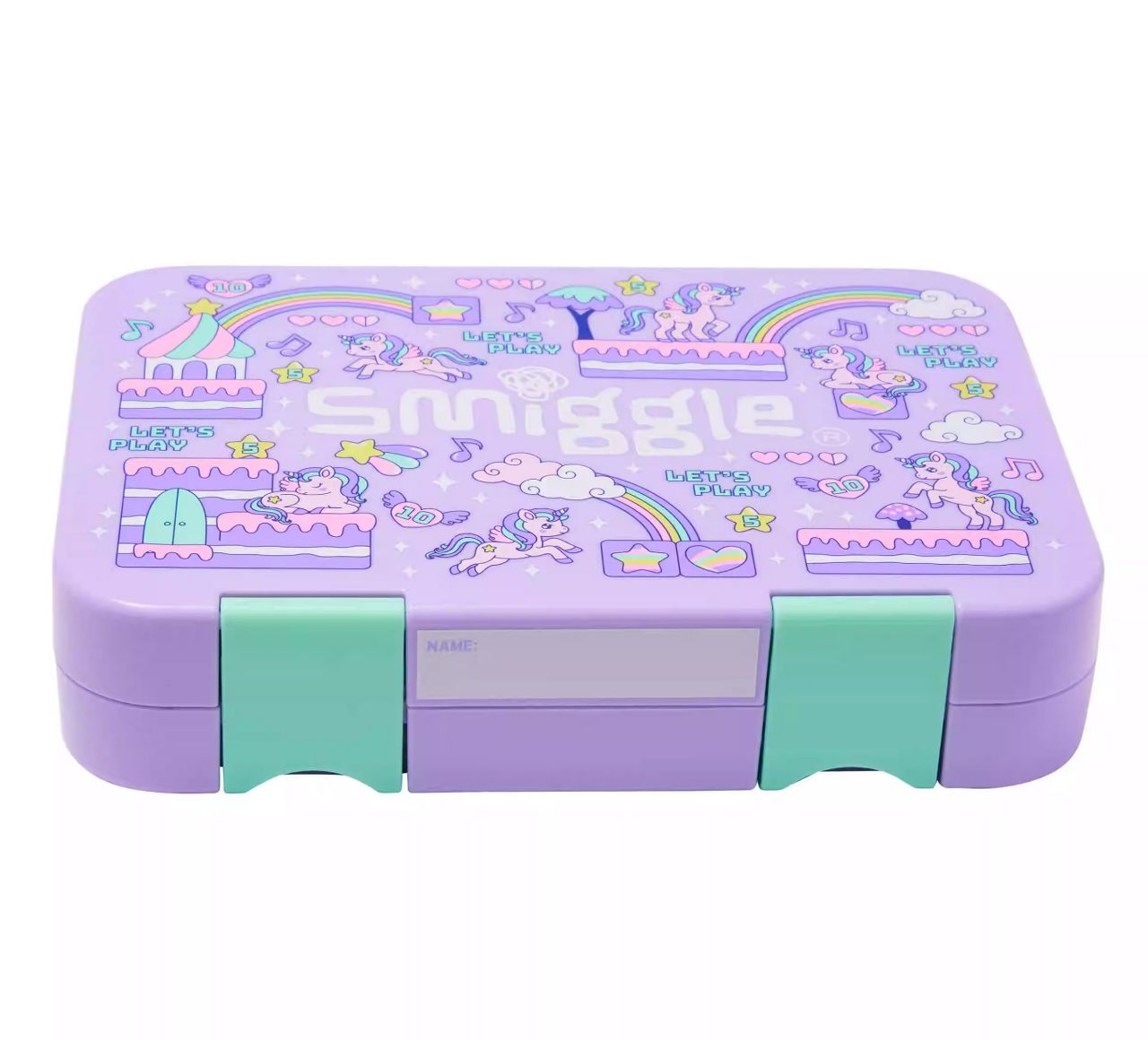 Smiggle Lunch Box Rainbow Design