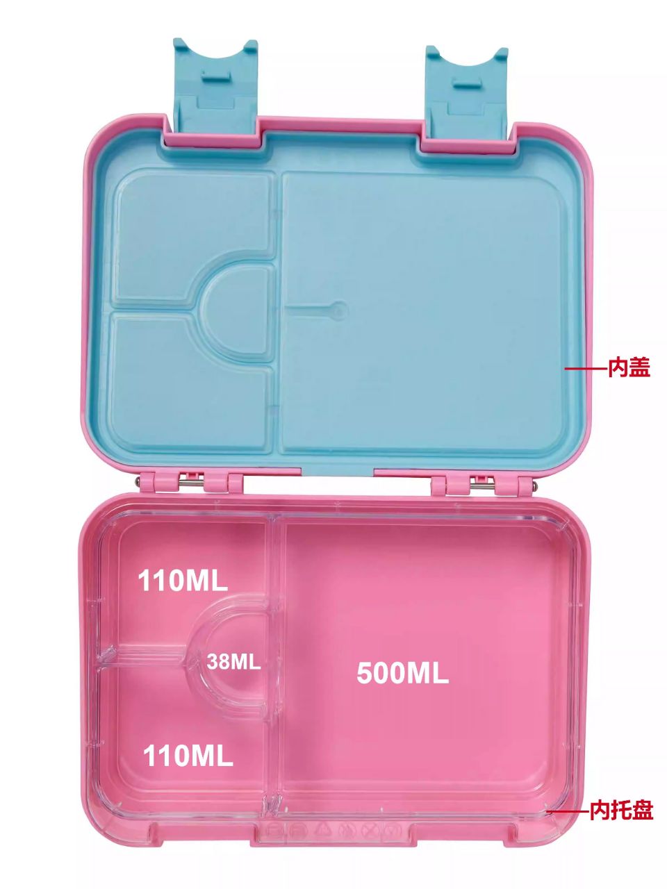 Smiggle Lunch Box Unicorn Design 21x15x4.5