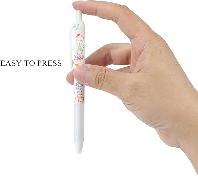 Little Monster Press Pen Black Head Pack Of 4 Pcs 0.5mm