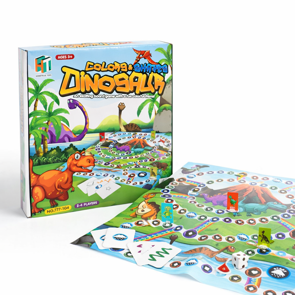 Colors&Shapes Dinosaur Board Game | 3+