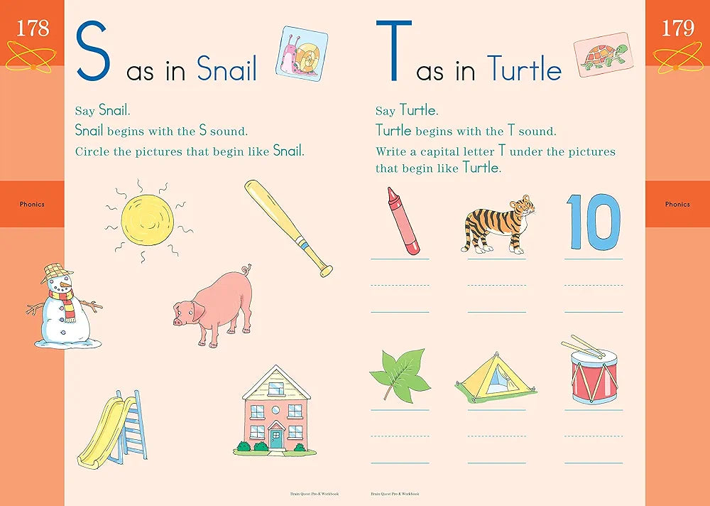 Brain Quest Workbook Pre-k To G1