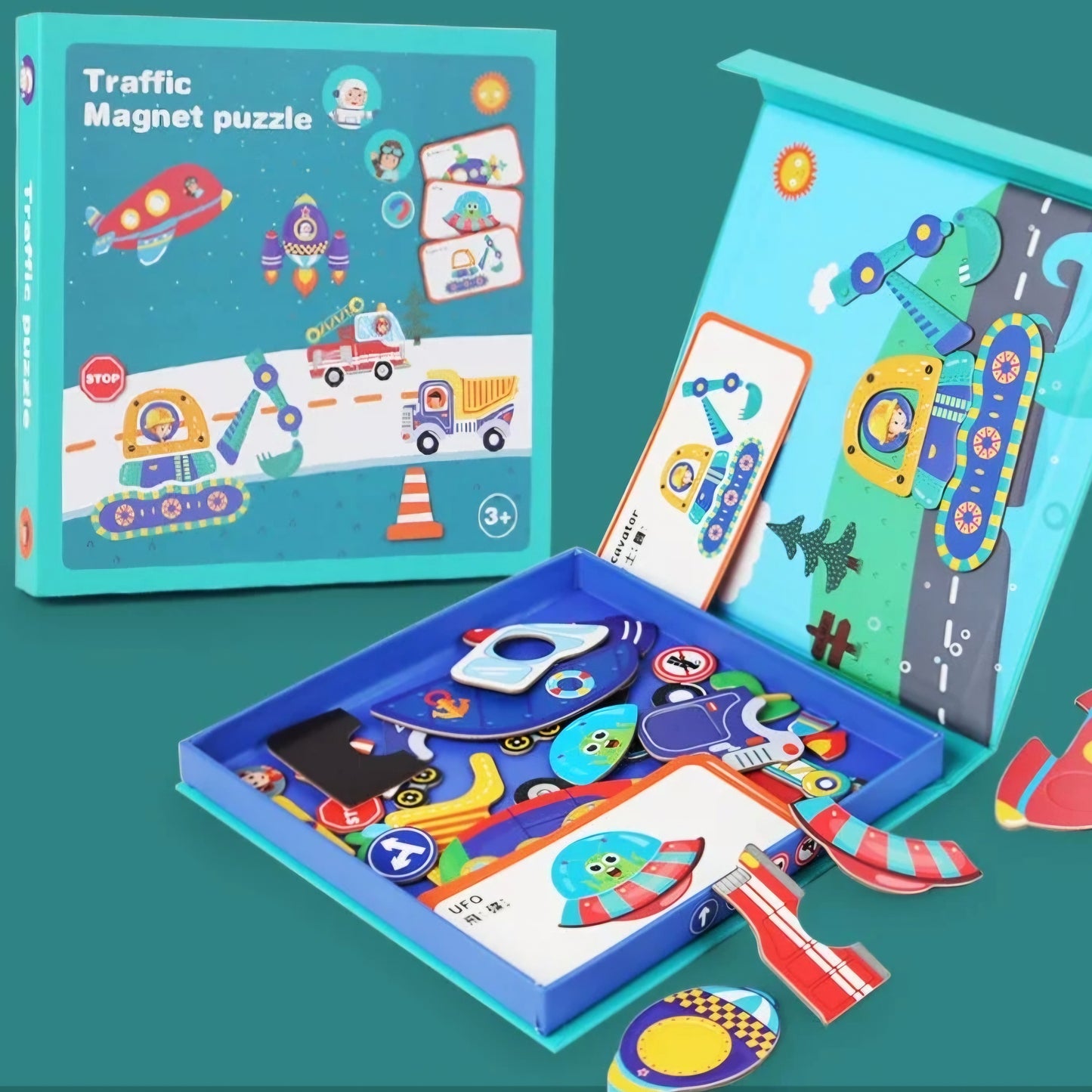 Wonderful Magnetic 3d IQ Puzzle Learning Toy