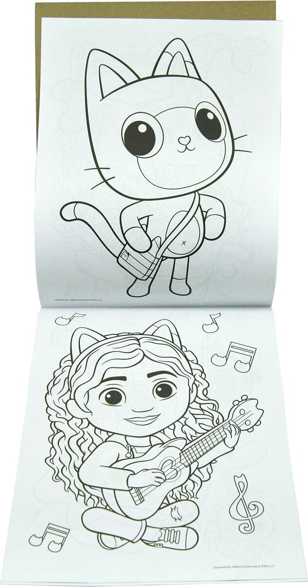Coloring Book A4 Gabby's Dollhouse