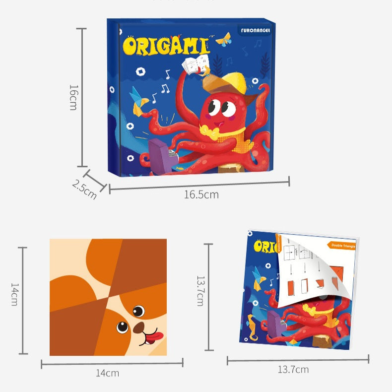 Origami Paper Craft Kit with Instruction Booklet
