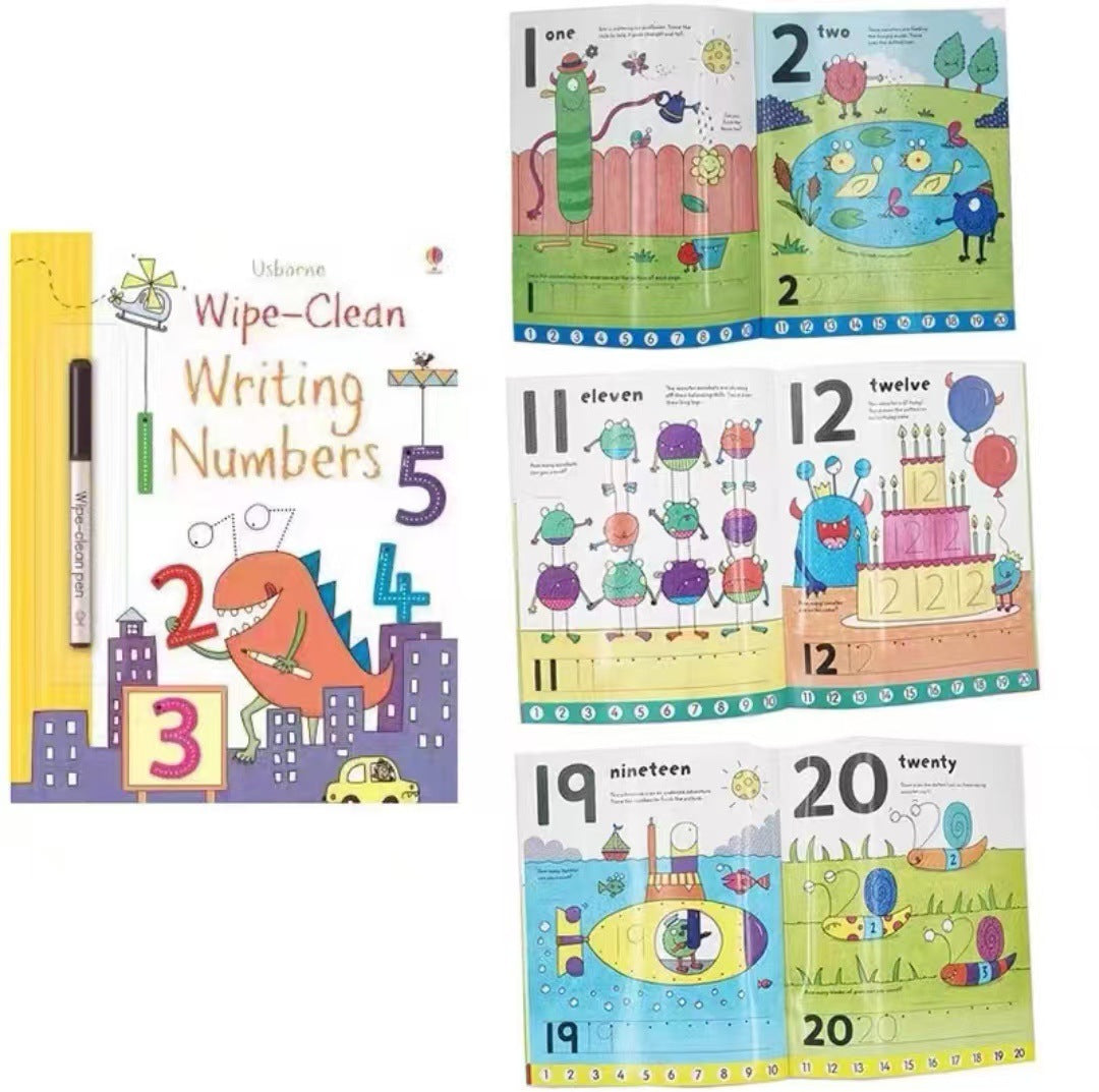 Usborne Wipe-Clean Books For Kids