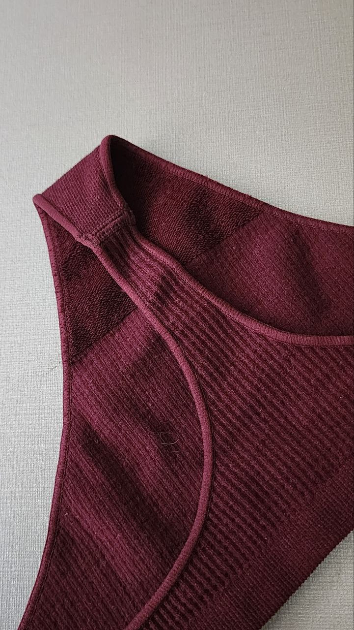 String For Sport Underwear Panties Cherry Color Size S