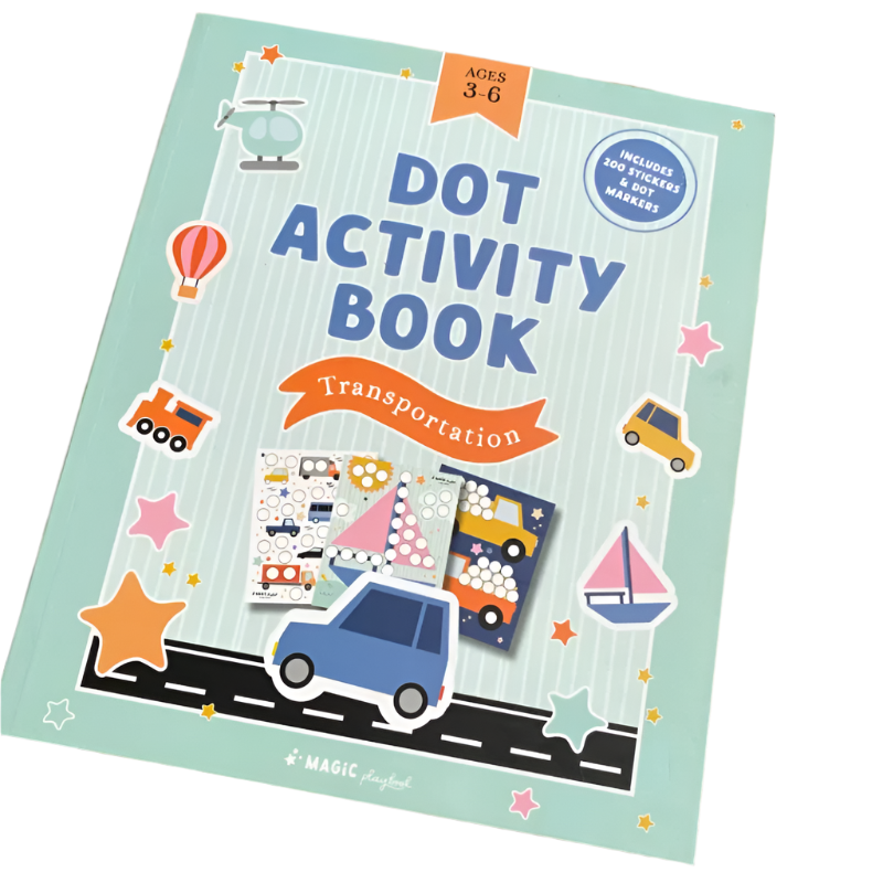 Dot Activity Book Transportation