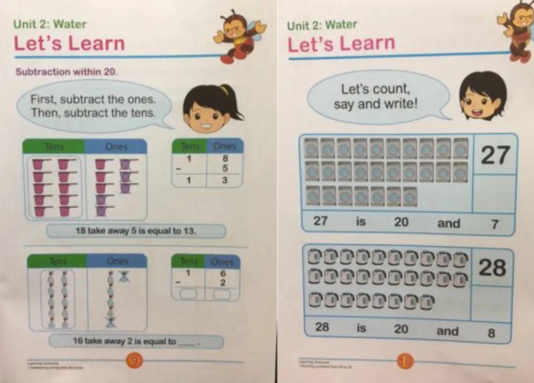 Rainbow Maths Kindergarten 4 Books Set 3-7y