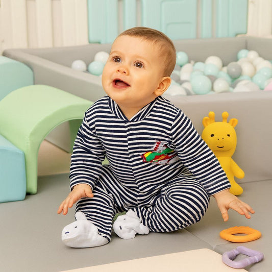 Jumpsuit For Baby Boy Plane Design Size 0-12 months