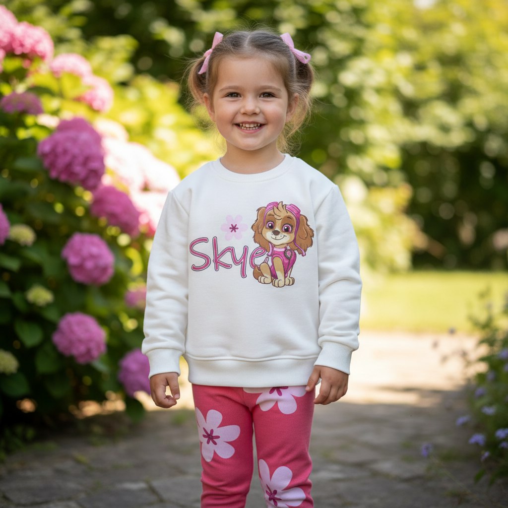 Outfit Cotton Paw Patrol Design Size 2-8y