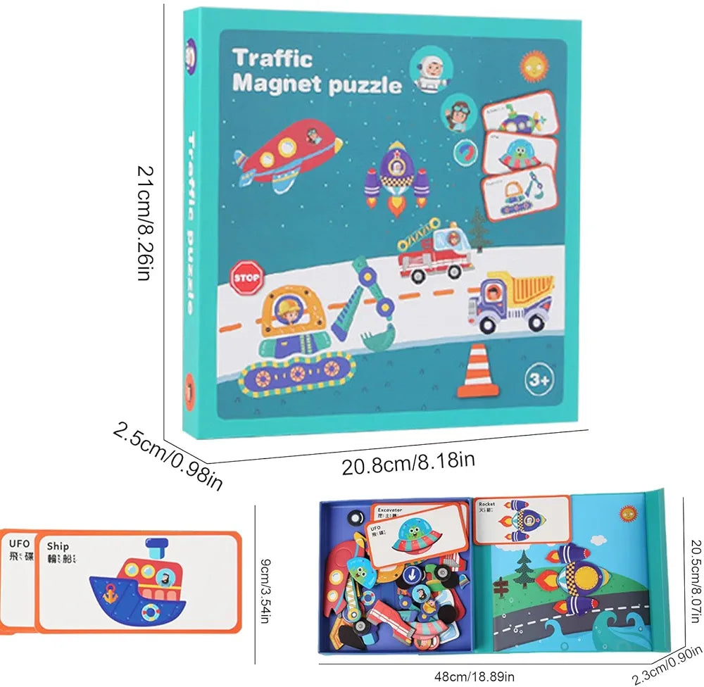 Wonderful Magnetic 3d IQ Puzzle Learning Toy