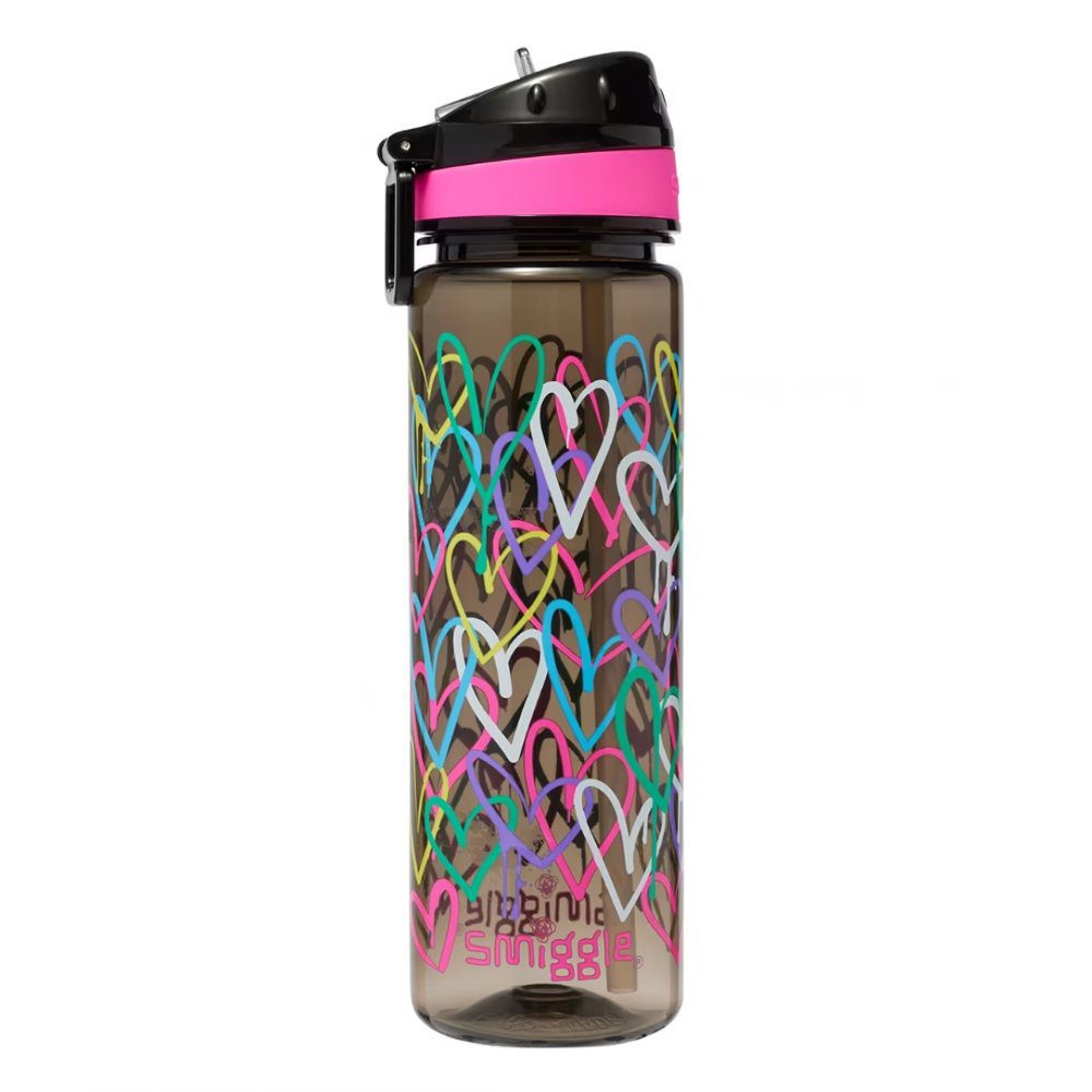 Smiggle Water Bottle - Hearts | 650ml